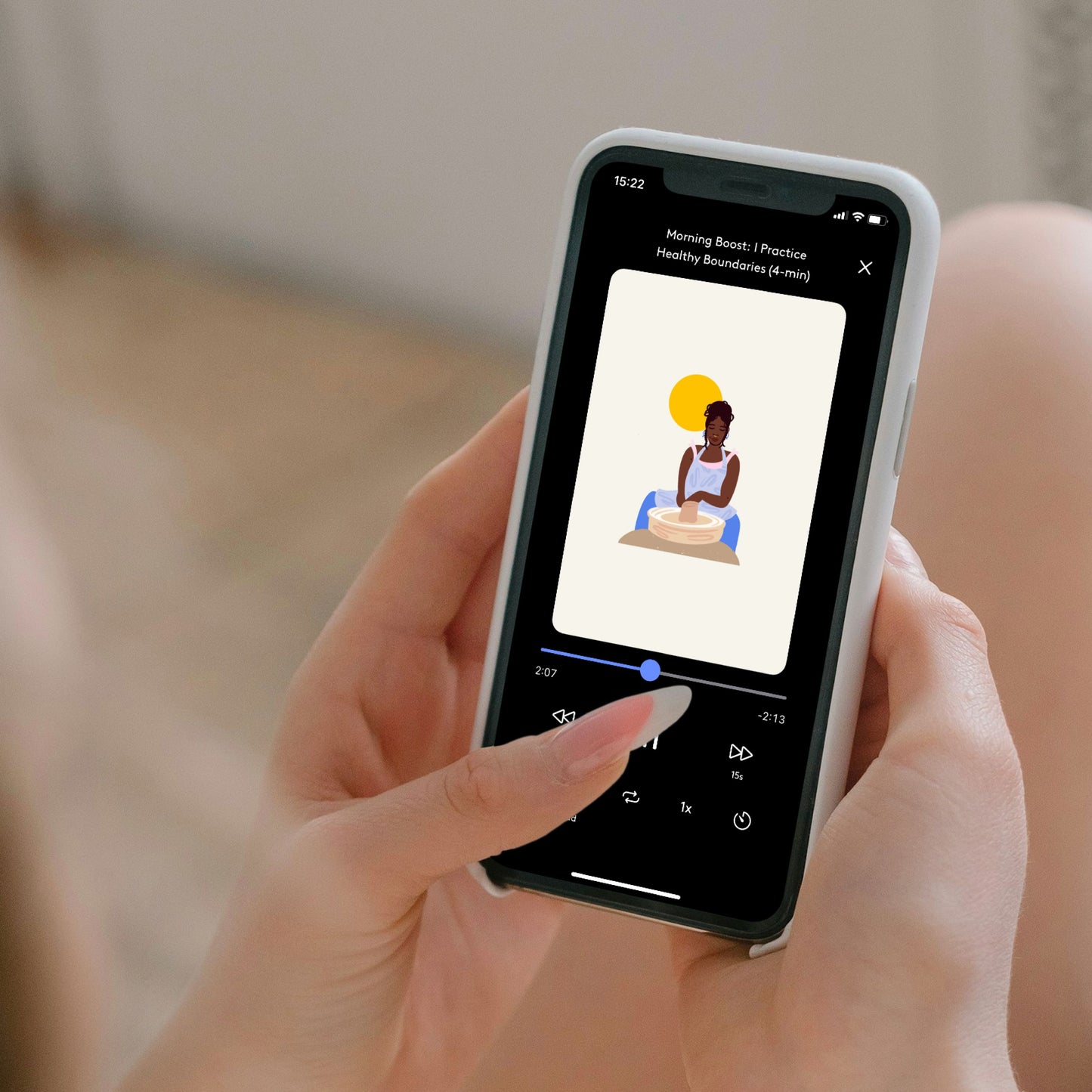 Morning Boost: I Practice Healthy Boundaries (4-min) single Clementine Digital Library